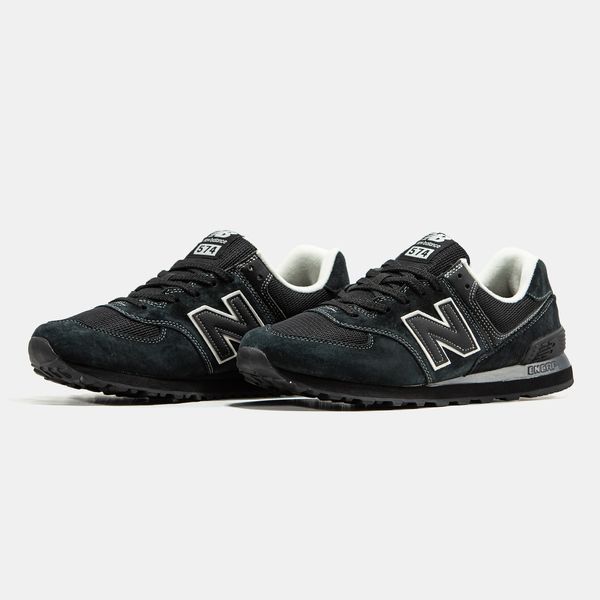 New Balance 574 Black White nb-23641-36 фото