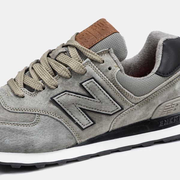 New Balance 574 Grey Black nb-18189-41 фото