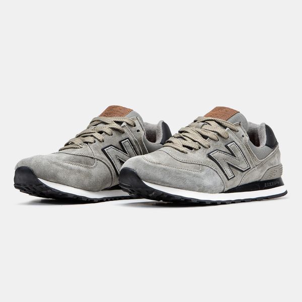 New Balance 574 Grey Black nb-18189-41 фото