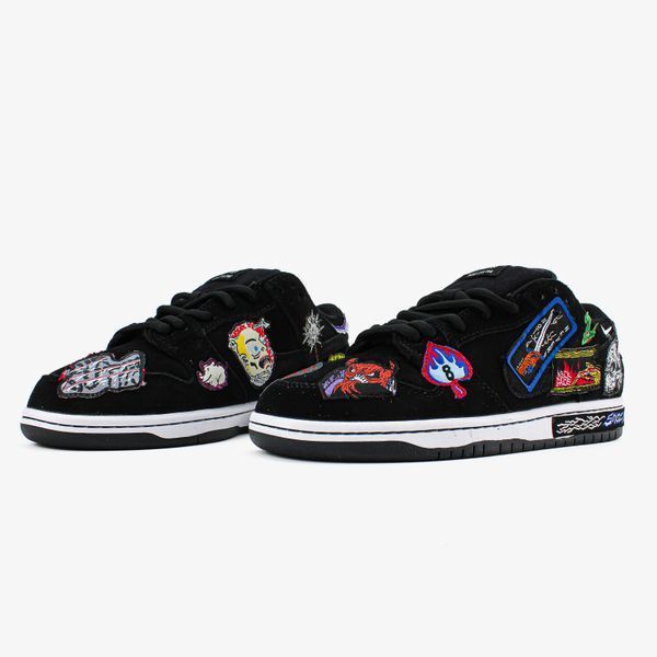 Nike Dunk Low Pro SB x Neckface Black nk-12695-36 фото