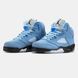 Nike Air Jordan 5 Retro UNC University Blue jd-10704-40 фото 3