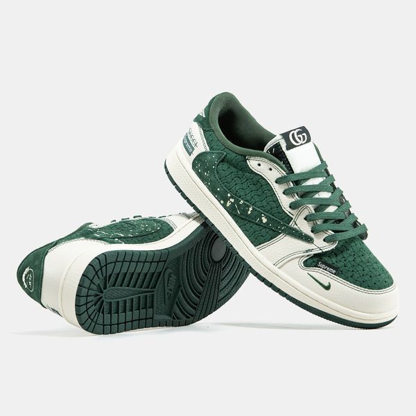 Nike Air Jordan 1 Low x Travis Scott x Gucci x Supreme jd-21650-40 фото
