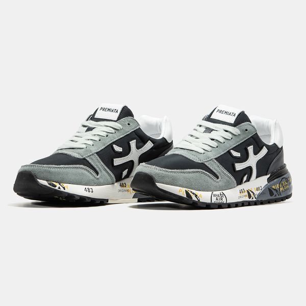 Premiata Mick Black Grey White pm-20725-40 фото