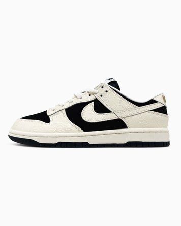Nike SB Dunk Low Embossed Black Sail nk-24340-36 фото
