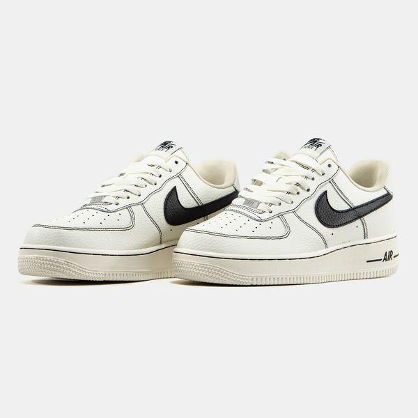 Nike Air Force 1 Cream Black nk-22242-41 фото