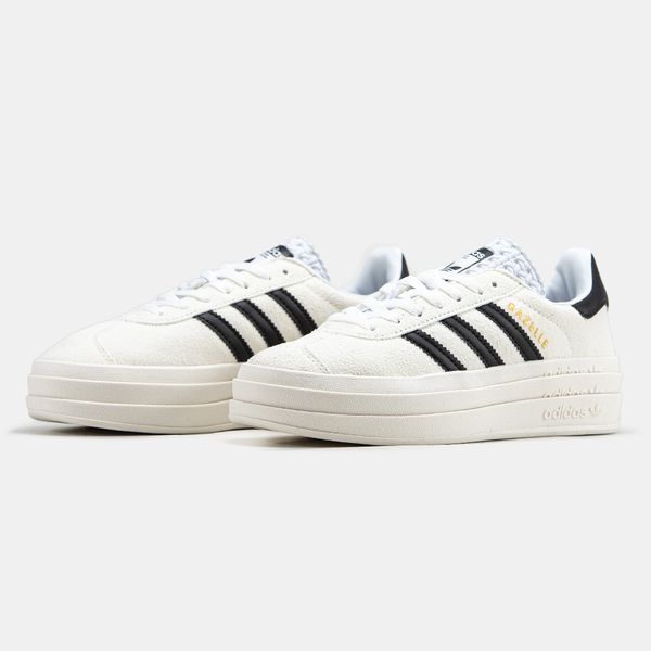 Adidas Gazelle Bold Platform White Black ad-12094-39 фото
