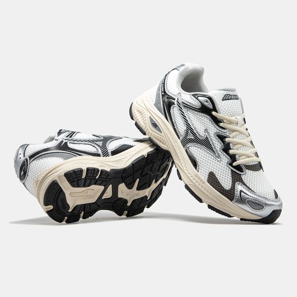 Mizuno Racer S White Silver Black mn-20081-40 фото