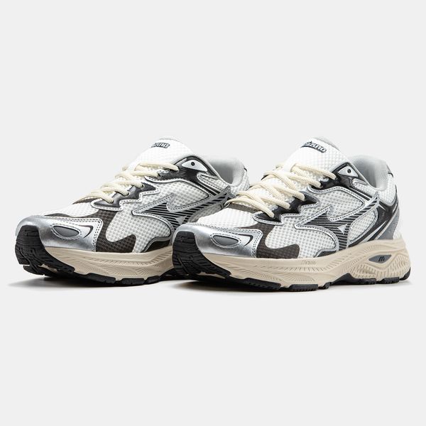 Mizuno Racer S White Silver Black mn-20081-40 фото